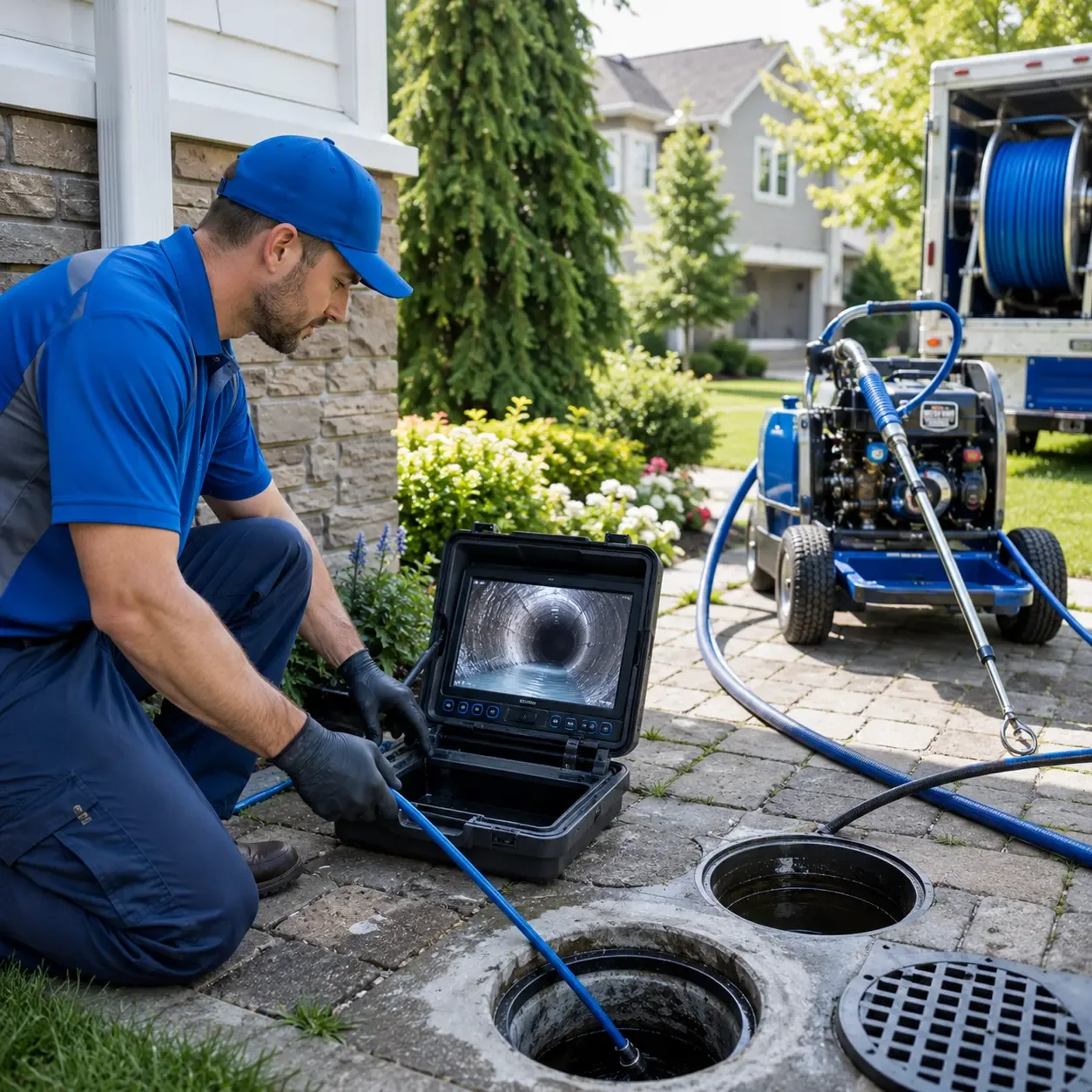 Outdoor drain cleaning professionals serving Glynn, LA